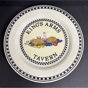 Williamsburg Kings Arms Tavern Plate by Homer Laughlin 9" Restaurant China Ware